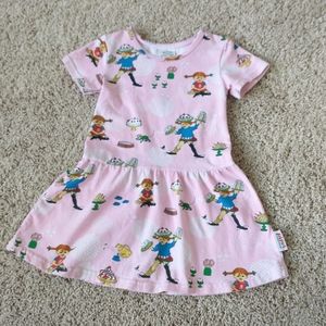 Pippi Langstrump Pink Dress